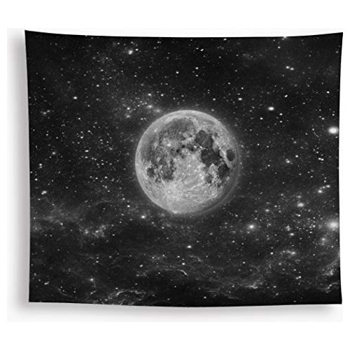 Vakado Moon Tapices Tapiz Colgante De Pared De Bohemia Galax