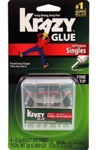 Krazy Glue Tubo Instantaneo Multiuso Un Solo 4