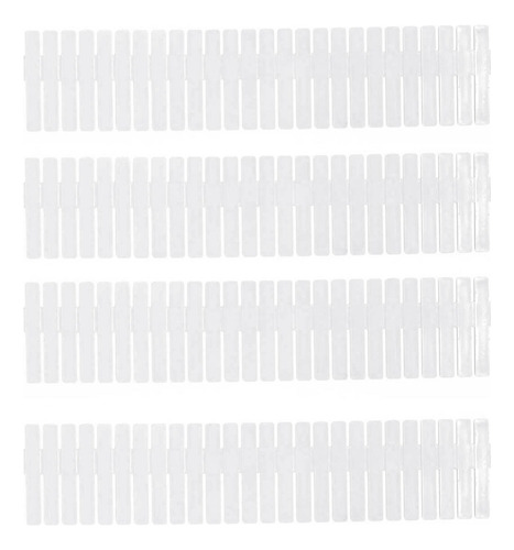 .. 12 Separadores De Cajones Blancos Para Bricolaje, 32,4 X