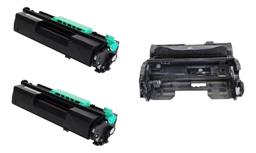 2x Toner + 1x Unidade De Imagem Comp Ricoh Sp4510 Sp4500