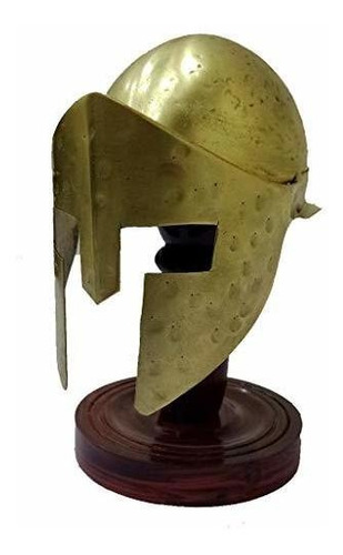 Arma Y Armadura - Medieval Brass 300 Spartan Mini Casco Deco