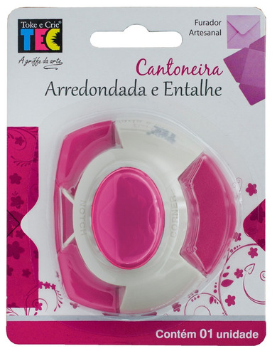 Imagem 1 de 1 de Furador Cantoneira Arredondada E Entalhe Toke Crie