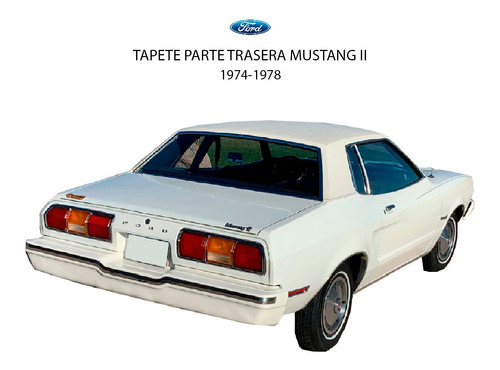 Cubretablero Parte Trasera Ford Mustang Ii 1974 / 1978.