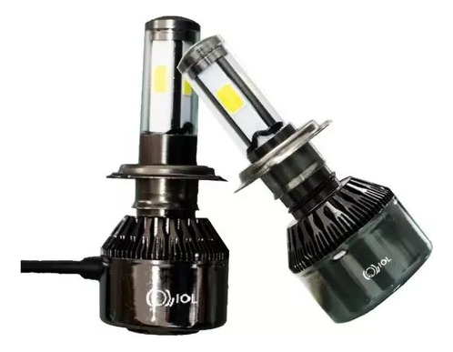 Kit Foco Faro Hid H7 Hiper Led  4 Caras Fija 5mil Lumen