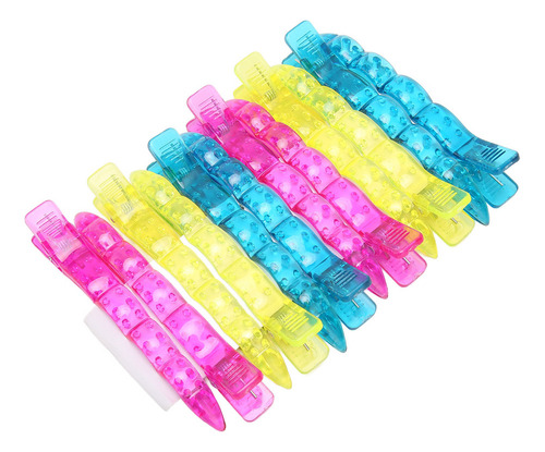 Broches Em Formato De Dentes De Pato, 12 Unidades, Com Bico