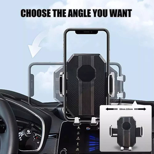 S Base Universal Ajustable 360° Para Teléfono Móvil De Coche