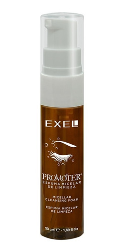 Promoter Exel Pestañas Espuma Micelar Ojos Limpieza X50ml 