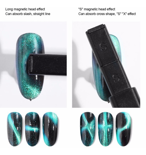 Juego De Imán De Ojo De Gato Para Esmalte De Gel, Varios Col