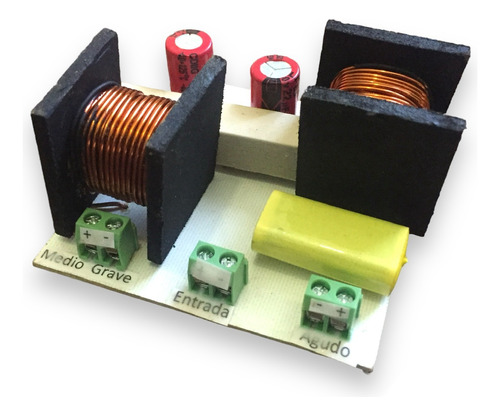 Crossover Pasivo Profesional Divisor De Frecuencia 2 Vias