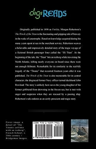 The Wreck Of The Titan - Robertson, Morgan, De Robertson, Mor. Editorial Digireads En Inglés