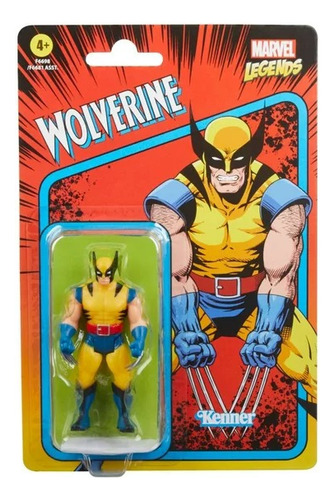 Marvel Legends Wolverine Kenner Retro 3.75 Hasbro (Usado)