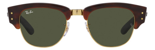 Gafas de sol cuadradas de acetato pulido Turtle con lentes verdes