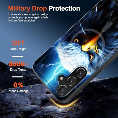 Funda Para Galaxy S24 5g Bald Eagle With Lightning 6.2 PuLG