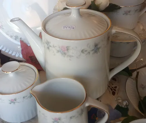 Antigua Vajilla Porcelana Tsuji 22 Pzas Impecables N597 (Usado)