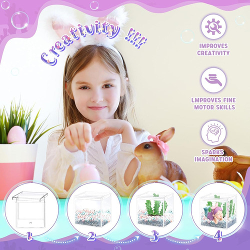 Winnerwhy Sirena Diy Tanque Mini Sirena Kit De Manualidades