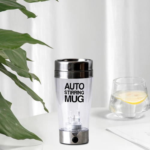 Taza De Café Con Agitación Automática Contenedor De