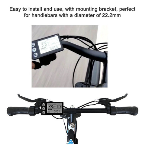Display Lcd De Bicicleta Elétrica S866 Painel De Medidor De
