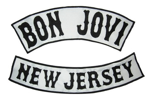 Parche Bordado Jon Bon Jovi Set Campera Espalda Rock N Roll