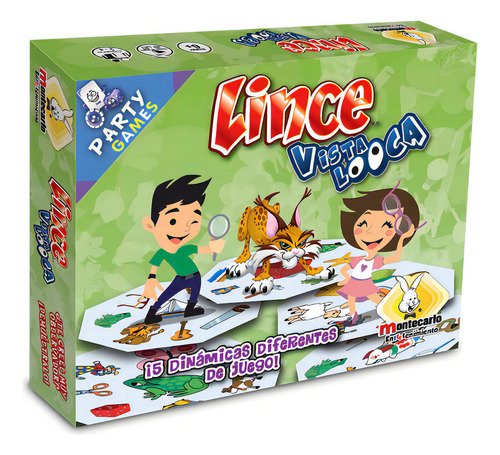 Lince Vista Loca Juego Mesa Modular Agilidad Visual Novedades Montecarlo