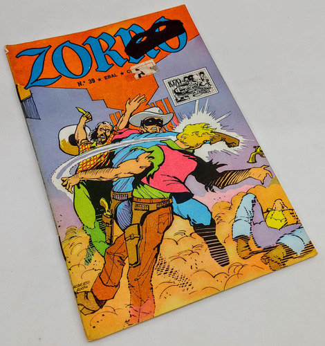 Zorro (em Formatinho) N° 39 - Ed. Ebal (Usado)