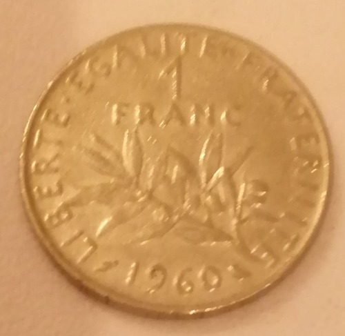 Moneda 1 Franco 1960 De Francia