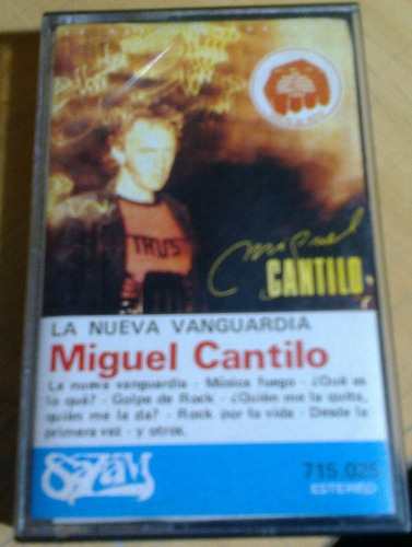 Miguel Cantilo La Nueva Vanguardia Casete 1984 Impecable