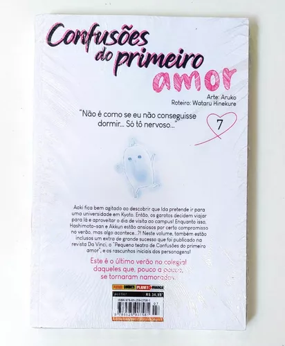 Mangá Confusões Do Primeiro Amor Panini