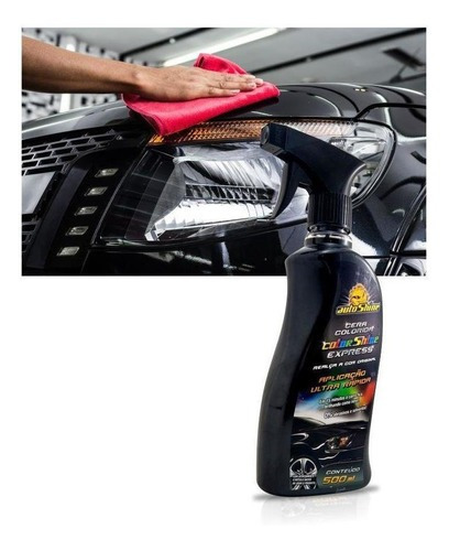 Cera Automotiva Liquida Colorida Preto 500ml Autoshine