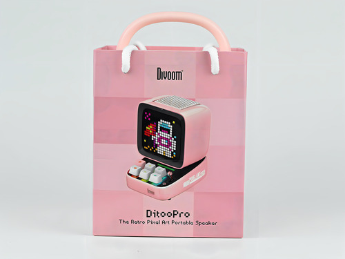 Divoom Ditoo Retro Pixel Art Juego Altavoz Bluetooth Con
