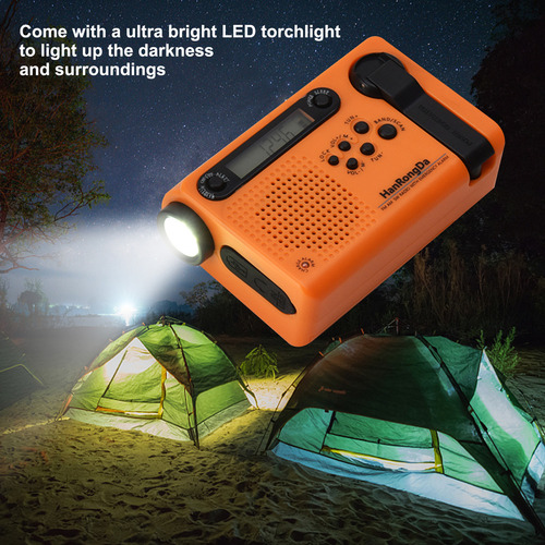 Radio Set De Alarma De Mano Con Batería Hanrongda Sos De 200