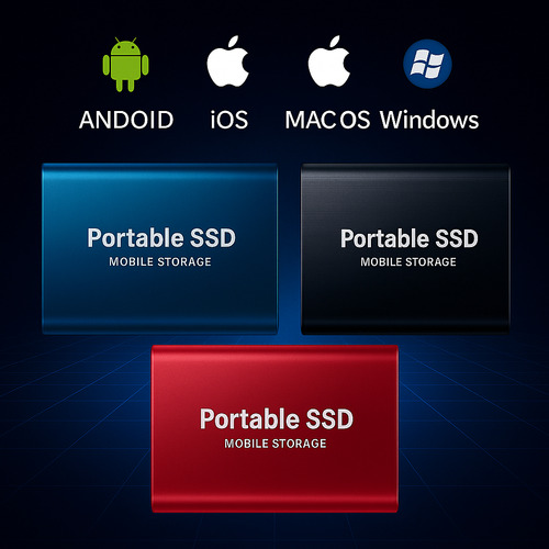 Ssd Externo 2tb Portátil Slim Usb 3.1 Ultra Rápido P/ Notebook, Pc E Smartphone