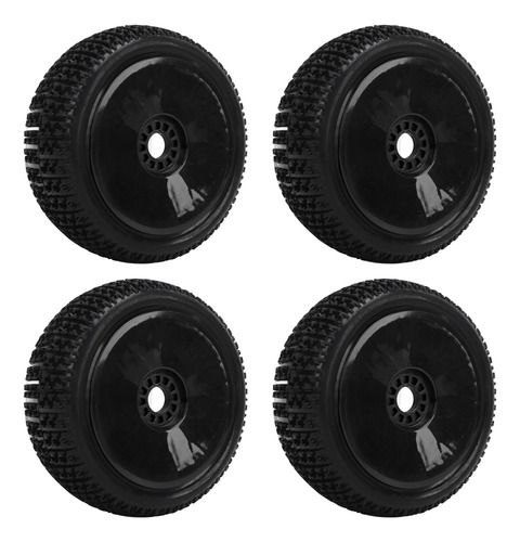 Neumático Negro Negro 1/8 Rc Para Automóvil, 4 Piezas, Neumá