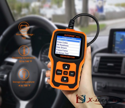 Imagen 3 de 6 de Automotriz Obdii Escáner De Código Autophix Om126 Obd Obd2 L