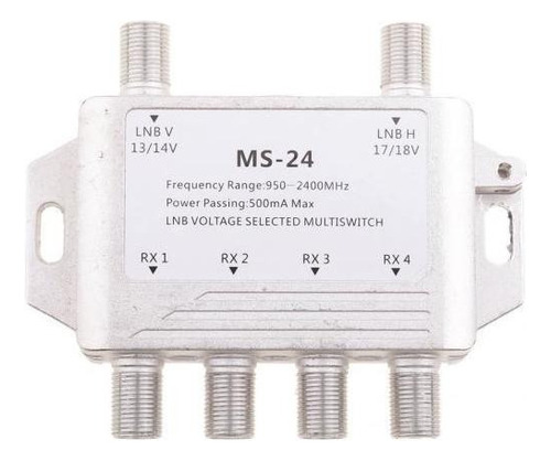 Z 2x Interruptor Multi Fta De Satélite De Tono 2 En 4