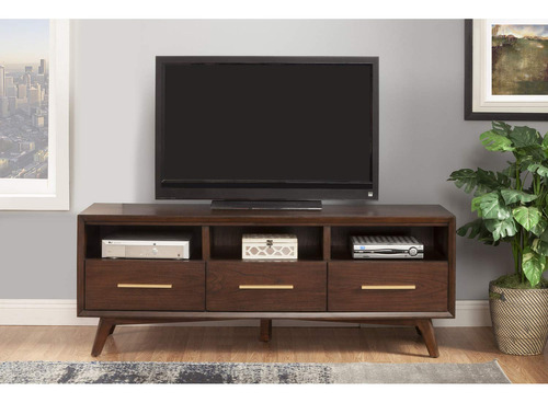 Alpine Furniture Gramercy - Consola De Madera Para Tv (noga.