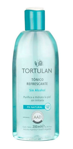Tonico Refrescante Sin Alcohol Tortulan X 200 Ml