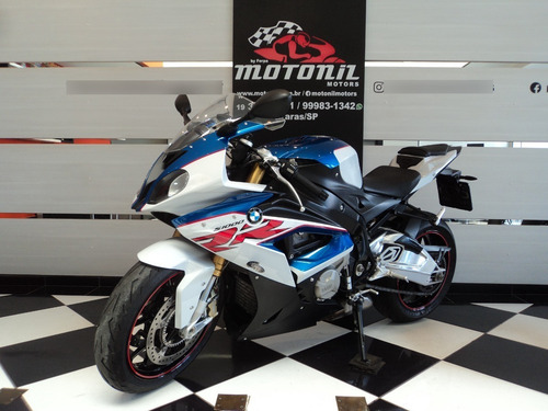 Imagem 5 de 9 de Bmw S 1000 Rr Branca Tricolor 2018