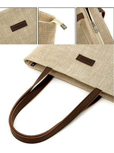 Bolsa Feminina Em Lona De Algodão