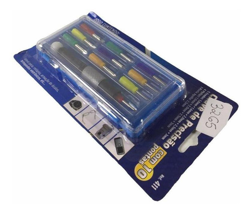 Imagem 3 de 7 de Kit 10 Chaves Precisão Celular Relogio Fenda Phillips K3265