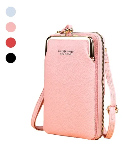 Bolso para celular Mujer Carteras para llevar el móvil y Cartera para  celular Mujer Funda bandolera para móvil