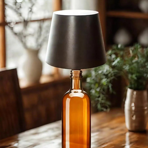 Luz Inalámbrica Recargable Para Botella De Vino De 3 Colores