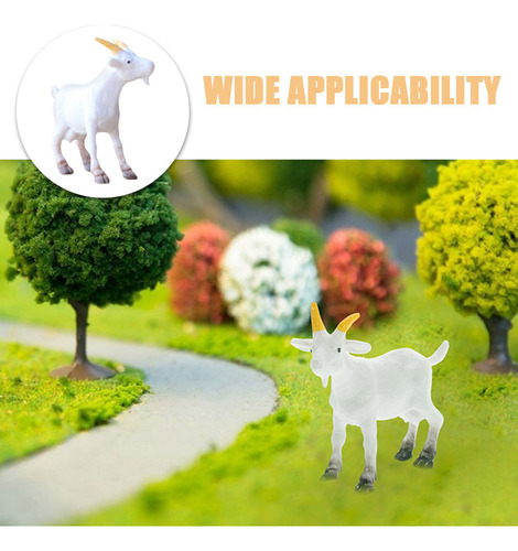 12 Figuras De Ovejas En Miniatura: Modelos De Animales De Gr