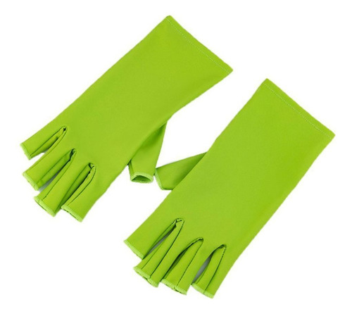 7 Pares Guantes Protectores De Manicura Contra Los Rayos Uv