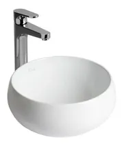 Comprar Bacha Baño Vasija Lavatorio Ferrum Tori Lk274-b De Apoyar Acabado Brillante Color Blanco