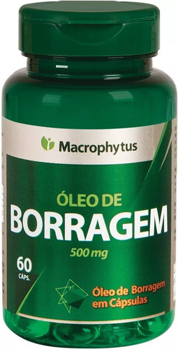 Óleo De Borragem 500mg 60cápsulas Alivia Tpm Macrophytus