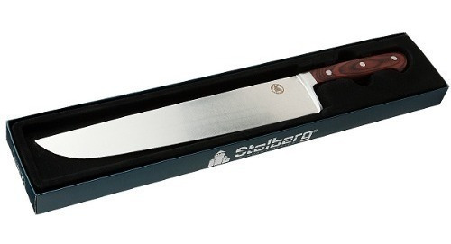 Imagen 2 de 7 de Cuchillo Cocinero 30 Cm Stolberg Acero Inox Madera