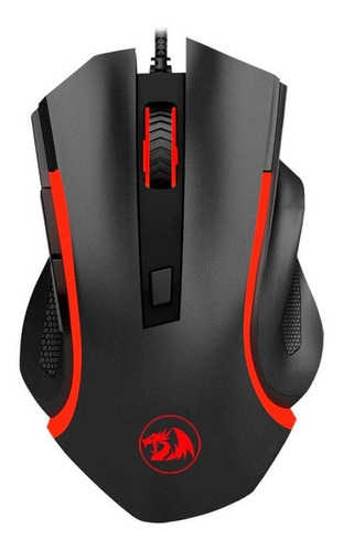 Mouse Gamer Redragon M606 Nothosaur Pixart 3200 Dpi 6 Botões