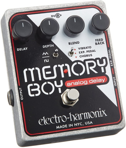 Pedal Delay Electro Harmonix Memory Boy Delay Analog Cor Preto