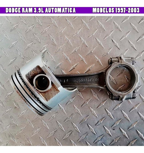 Biela Y Piston .20 Dodge Ram 3.9l Mod 1997-2003