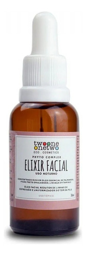 Elixir Facial Noturno Natural Vegano Revinage Twoone Onetwo Tipo de pele Sensível